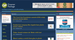 Desktop Screenshot of greenerpackage.com